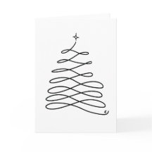 Erins Weihnachtskarte mit Baum-Motiv und leerem In