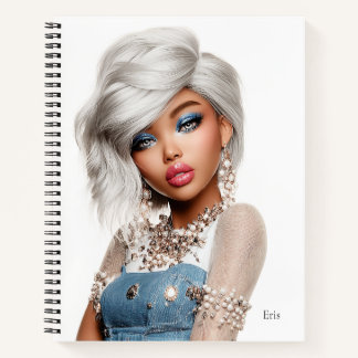 Eris Monei Editorial Portrait – Personalisiert Notizbuch
