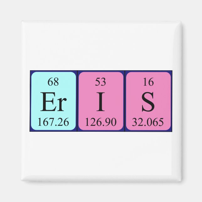 Eris-Periodenmagnet Magnet (Vorne)