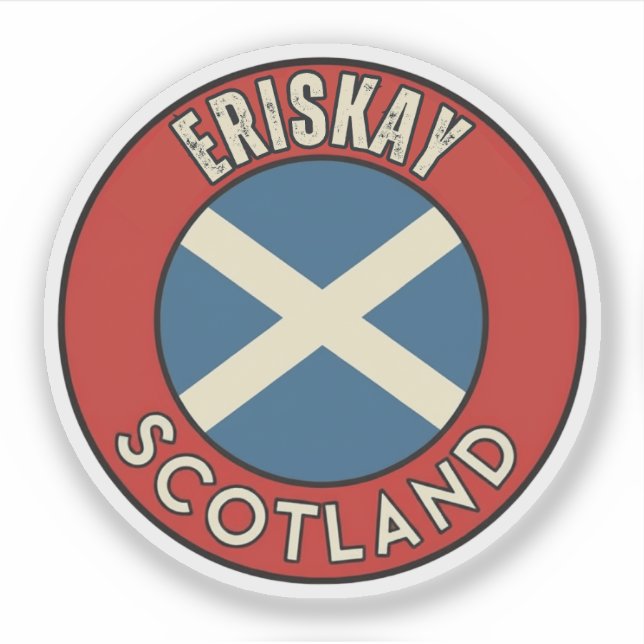 Eriskay, Schottland Aufkleber (Vorderseite)