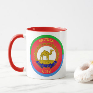 Eritrea-Erbe-Emblem Tasse