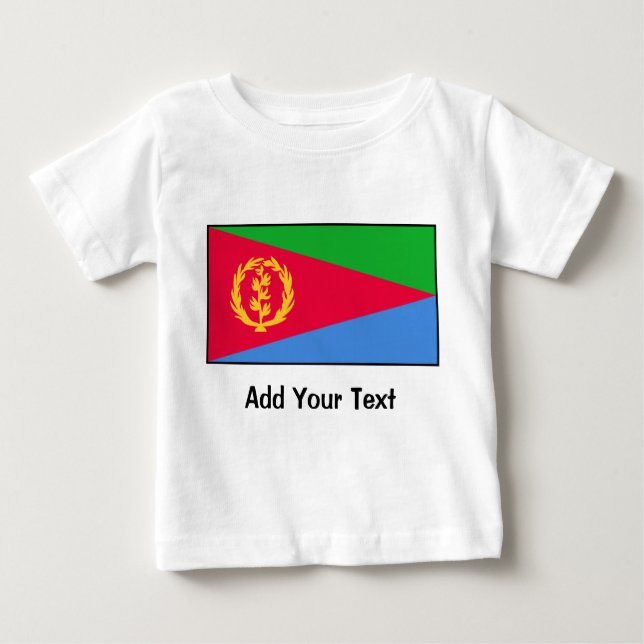Eritrea - eritreische Flagge Baby T-shirt (Vorderseite)