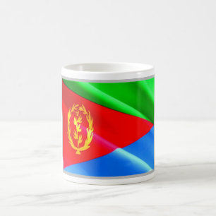 Eritrea - Eritreische Flagge - Kaffeetasse