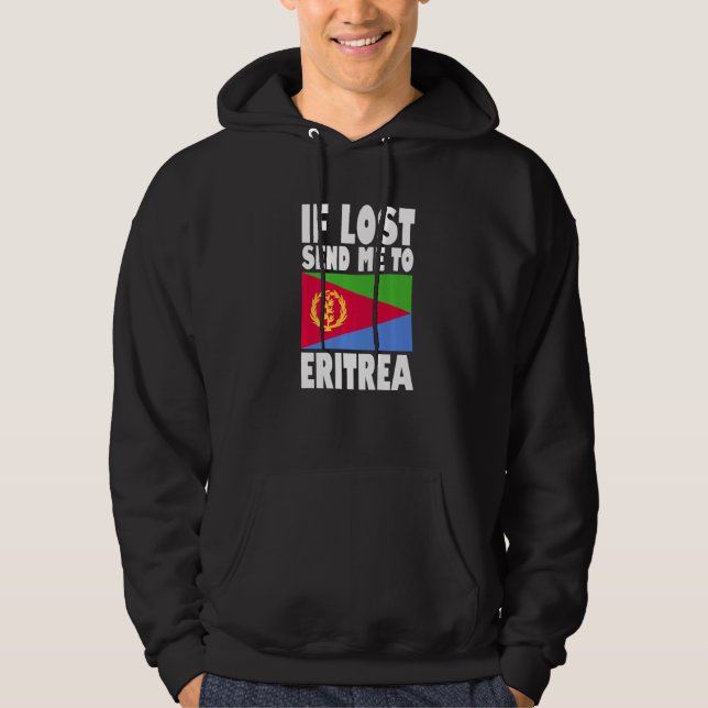 Eritrea Flag Design  If lost send me to Eritrea Pr Hoodie (Vorderseite)