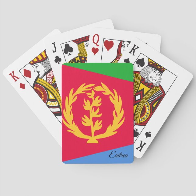 Eritrea Flag Games, Eritrea Spielkarten (Rückseite)
