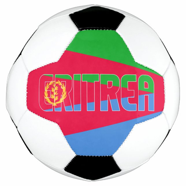 Eritrea Flag Patriotic  Fußball (Vorderseite)
