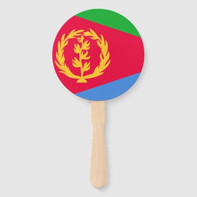 Eritrea flag Set of Fans Fächer (Vorderseite)