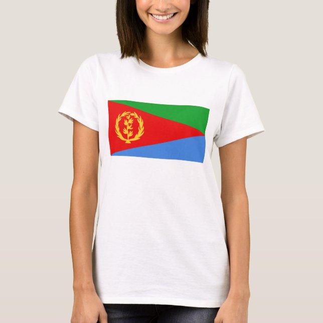 Eritrea Flag x Map T - Shirts (Vorderseite)