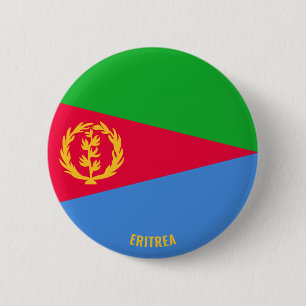 Eritrea Flagge Charming Patriotic Button