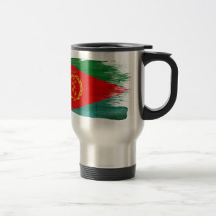Eritrea-Flagge Reisebecher