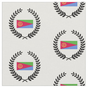 Eritrea-Flagge Stoff
