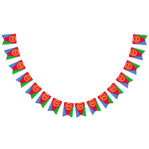 Eritrea-Flagge Wimpelkette