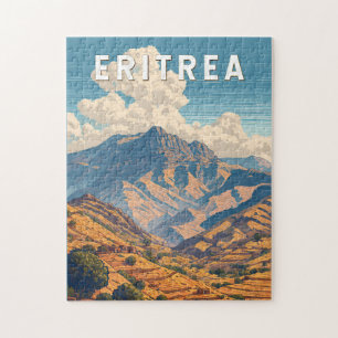 Eritrea Illustration Reise Kunst Vintage