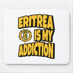 Eritrea ist meine Liebe Eritrea Flag-Karte Inside Mousepad