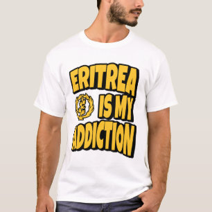 Eritrea ist meine Liebe Eritrea Flag-Karte Inside T-Shirt