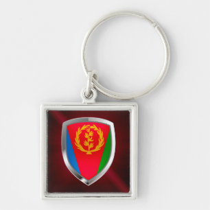 Eritrea Mettalic Emblem Schlüsselanhänger