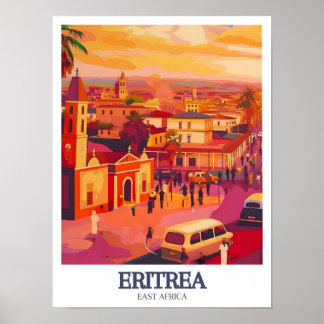 Eritrea Poster - Asmara Street Print - Asmara Wall