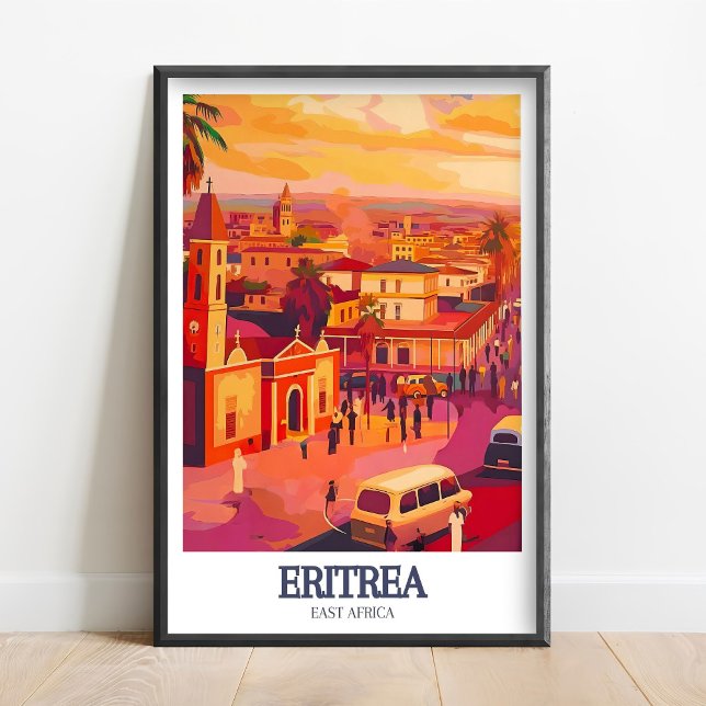 Eritrea Poster - Asmara Street Print - Asmara Wall (Créateur téléchargé)