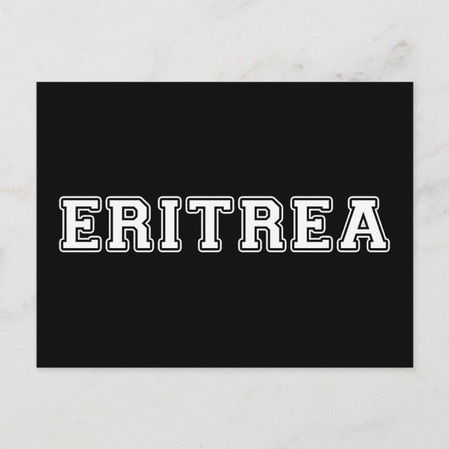 Eritrea Postkarte (Vorderseite)
