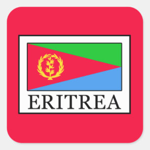 Eritrea Quadratischer Aufkleber
