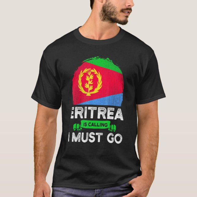 Eritrea ruft dazu auf, dass ich die eritreische Fl T-Shirt (Vorderseite)