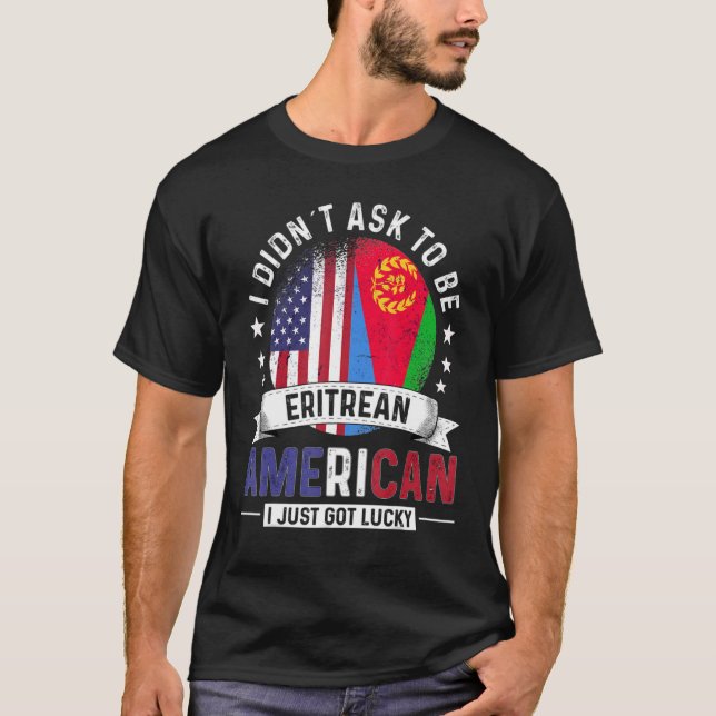 Eritrean American Countries Flags Pride Eritrea Fl T-Shirt (Vorderseite)