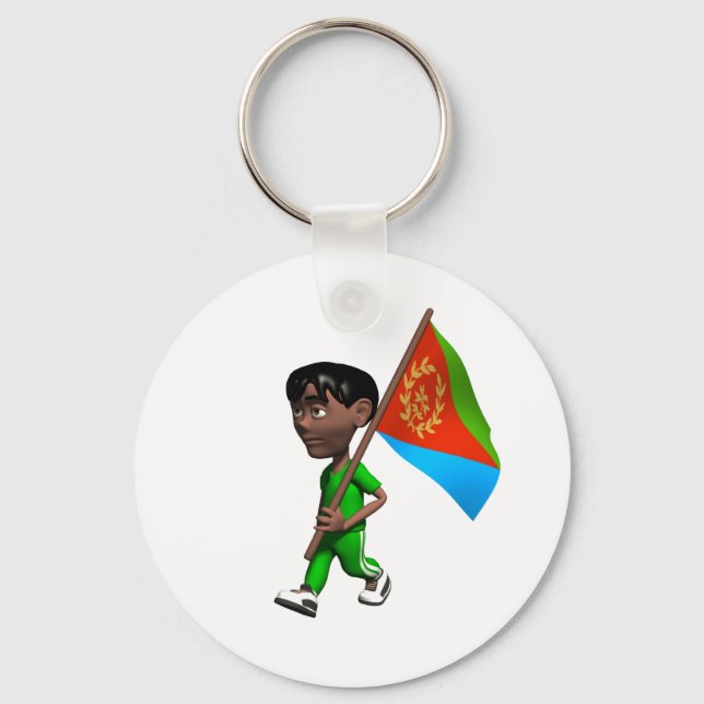 Eritrean Boy Schlüsselanhänger (Vorderseite)