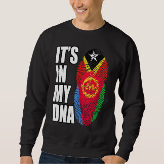 Eritreer und Timorer-Mix-DNA-Fahne Sweatshirt