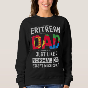 Eritreer Vater Vathers Day Eritrea Flaggen Männer Sweatshirt
