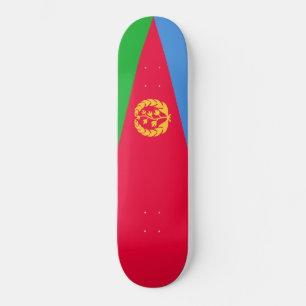 Eritreische Flagge (Eritrea) Skateboard