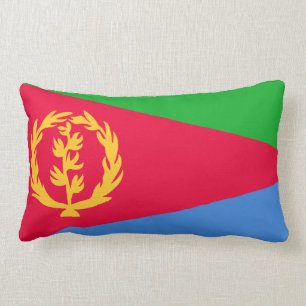 Eritreisches Flaggenkissen Lendenkissen