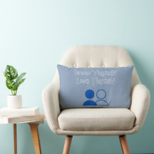 Erkenne dich selbst, Liebe Thyself Lumbar Kissen