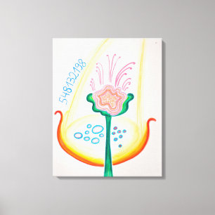 Erkennen Sie die Blume Ihres Lebens Leinwanddruck