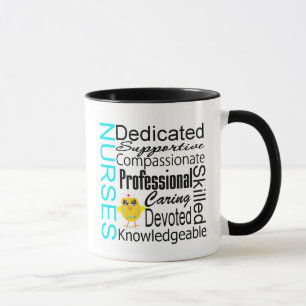 Erkennen Sie eine Krankenschwester:  Tasse
