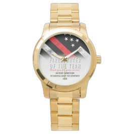 Erkennung von Mitarbeitern in der roten Linie des Armbanduhr