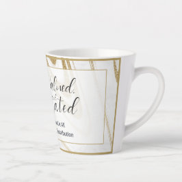 Erkennungs-Latte-Mug | Elegantes individuelles Ges Milchtasse