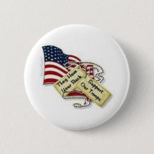 Erkennungsmarken und Flagge Button