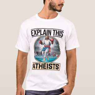 Erkläre diesen Atheisten Jesus Boxhandschuhe Lusti T-Shirt