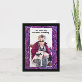 Erklären Sie das Ihrer Großmutter-Grußkarte Karte