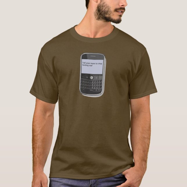 erklären Sie Ihrer Mamma zu stoppen simsen mich T-Shirt (Vorderseite)