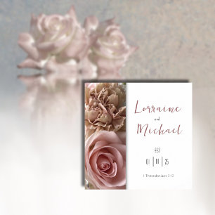 Erklärung der Liebe Blassrosa Rosenplakat Poster