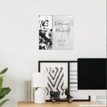 Erklärung der Liebe Schwarz-Weiß-Poster