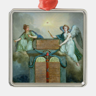 Erklärung der Rechte des Mannes und des Bürgers Silbernes Ornament