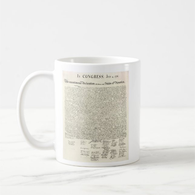 Erklärung der Tasse der Unabhängigkeit (Links)