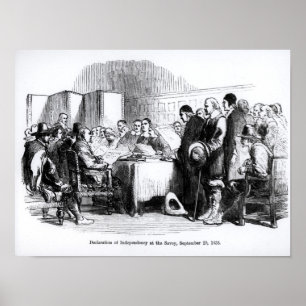 Erklärung der Unabhängigkeit Poster