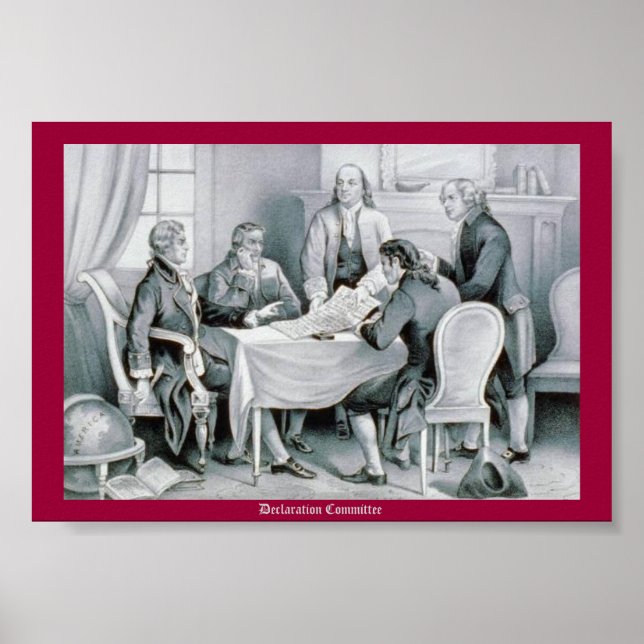 Erklärung des Ausschusses Poster (Vorne)