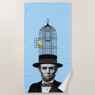 Erklärung des Präsidenten Abraham Lincoln zur Mode Strandtuch