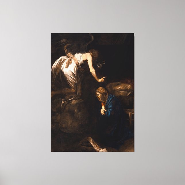 Erklärung von Caravaggio (1608) Leinwanddruck (Vorderseite)
