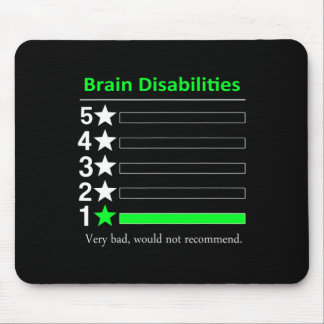 Erkrankungen des Gehirns Sehr schlechte Behinderun Mousepad
