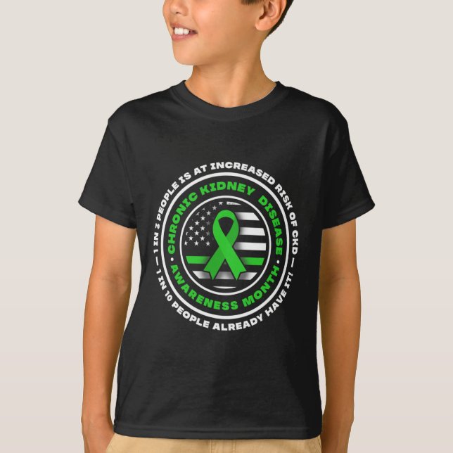 Erkrankungen Husband Nierenerkrankungen Aufklärung T-Shirt (Vorderseite)